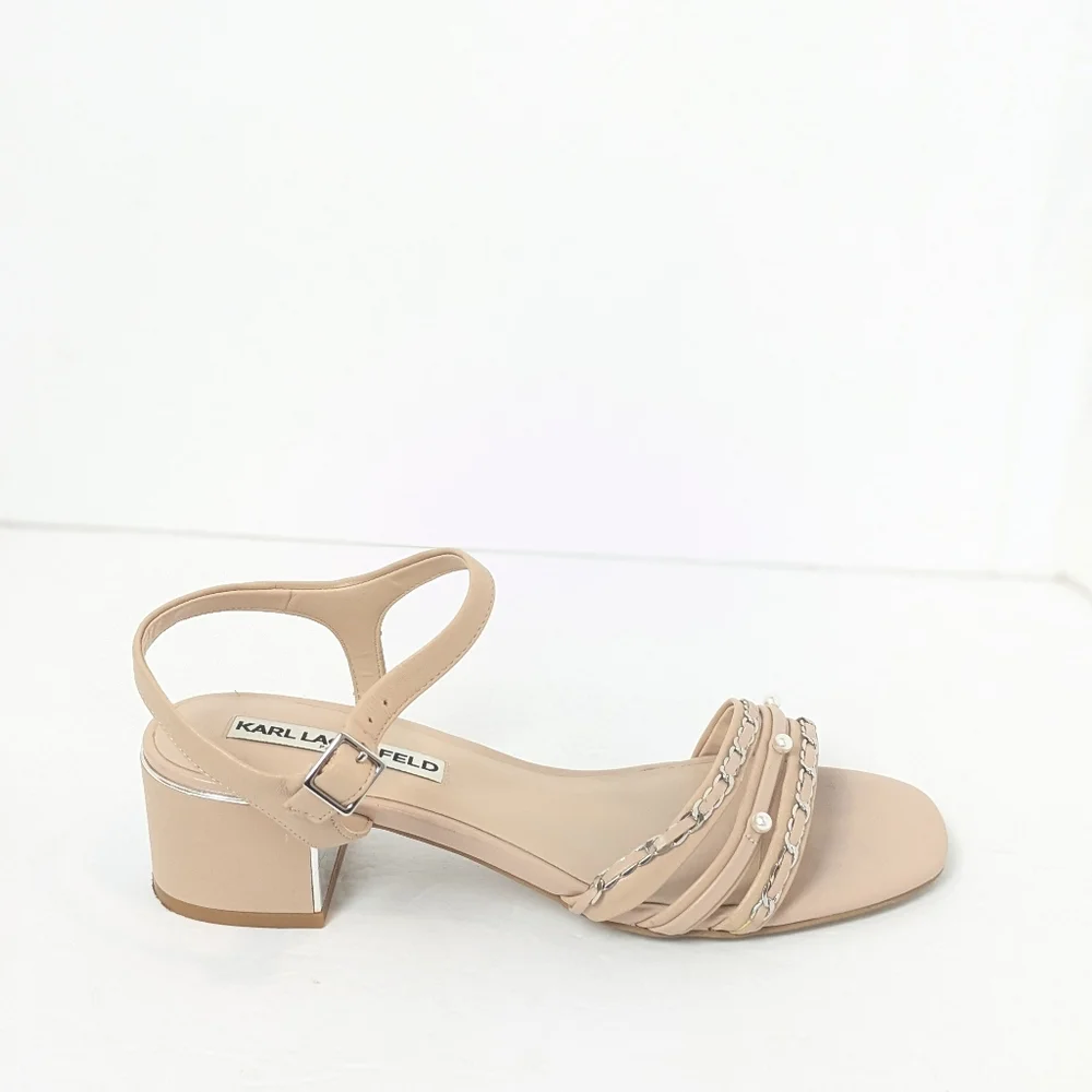 Karl Lagerfeld leather Tori sandals - Picture 2 of 16